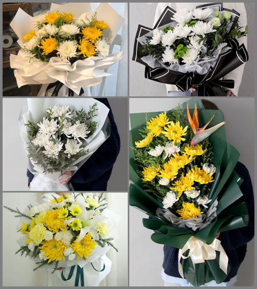广东梅州市平远县东石镇双石村白事花束代送